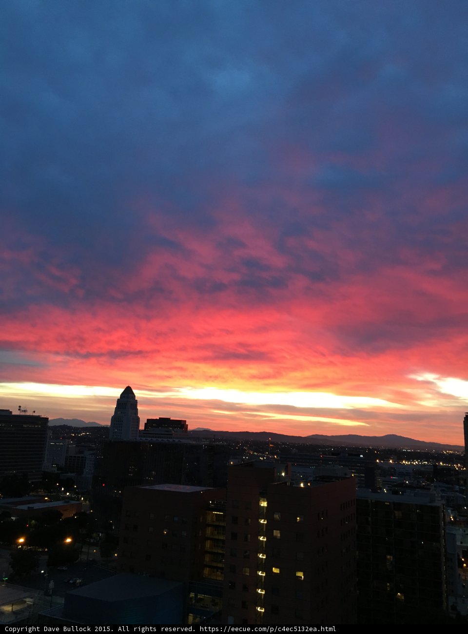 A Mesmerizing Skyline Sunset