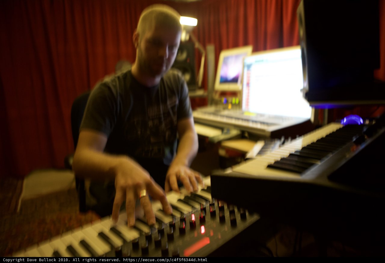 Morgan Page Playing the Electronic Keyboard