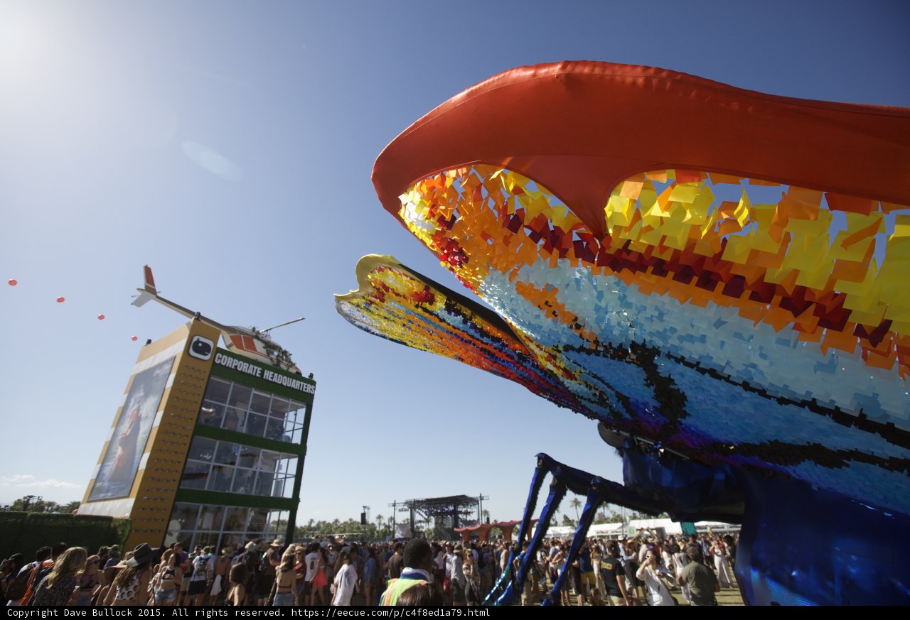 Colorful Umbrella at Coachella