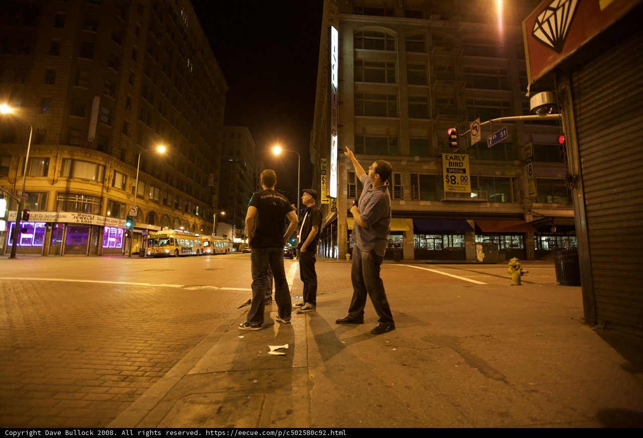 Nighttime Urban Intersection