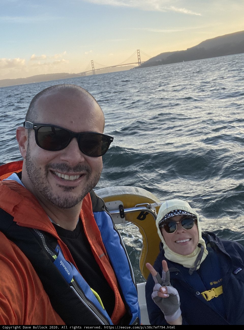 Selfie on the Sunny San Francisco Bay