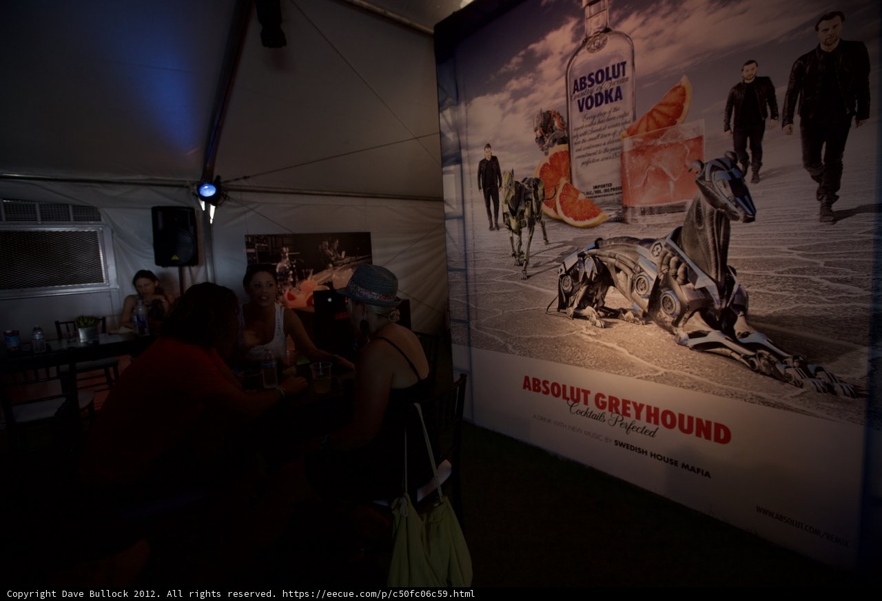VIP Tent at Coachella 2012