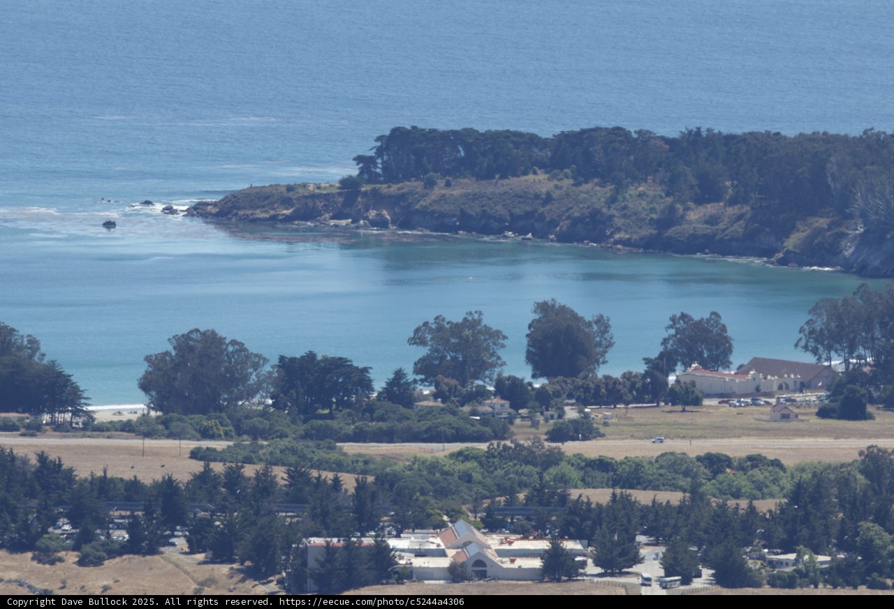 Coastal Panorama from Hearst Castle