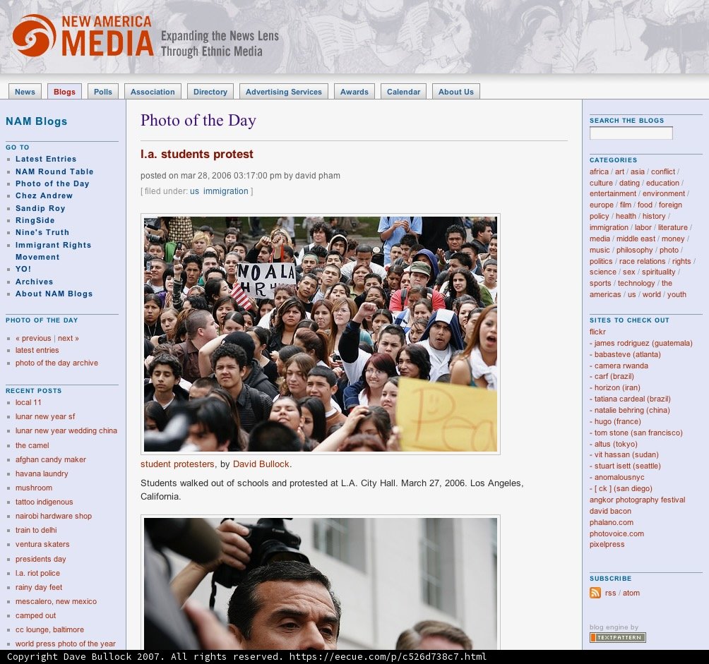 Antonio Villaraigosa at Media Center Website