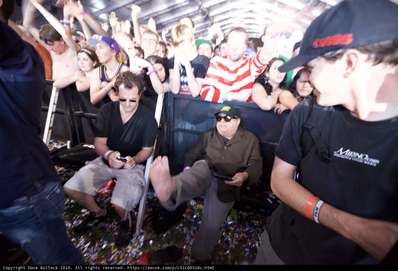 Confetti-Filled Fun with Danny DeVito at Coachella