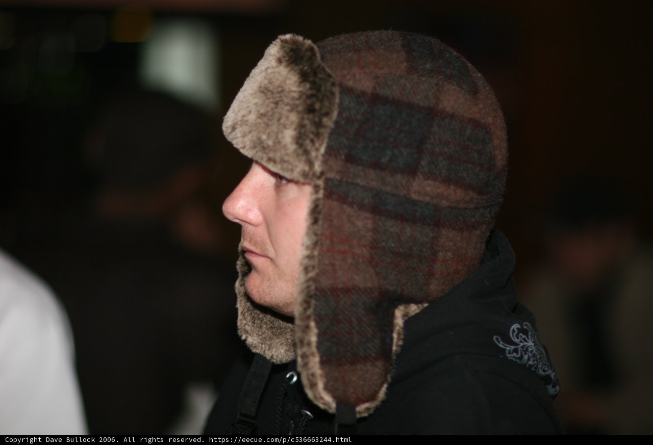 Hat-wearing Man Celebrates Samurai Sundaze Bday