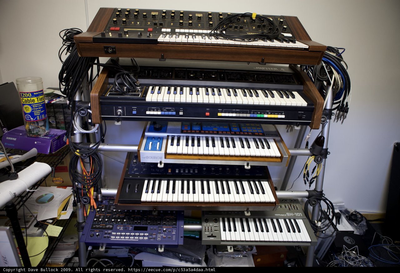Crystal Method's Electronic Instrument Rack
