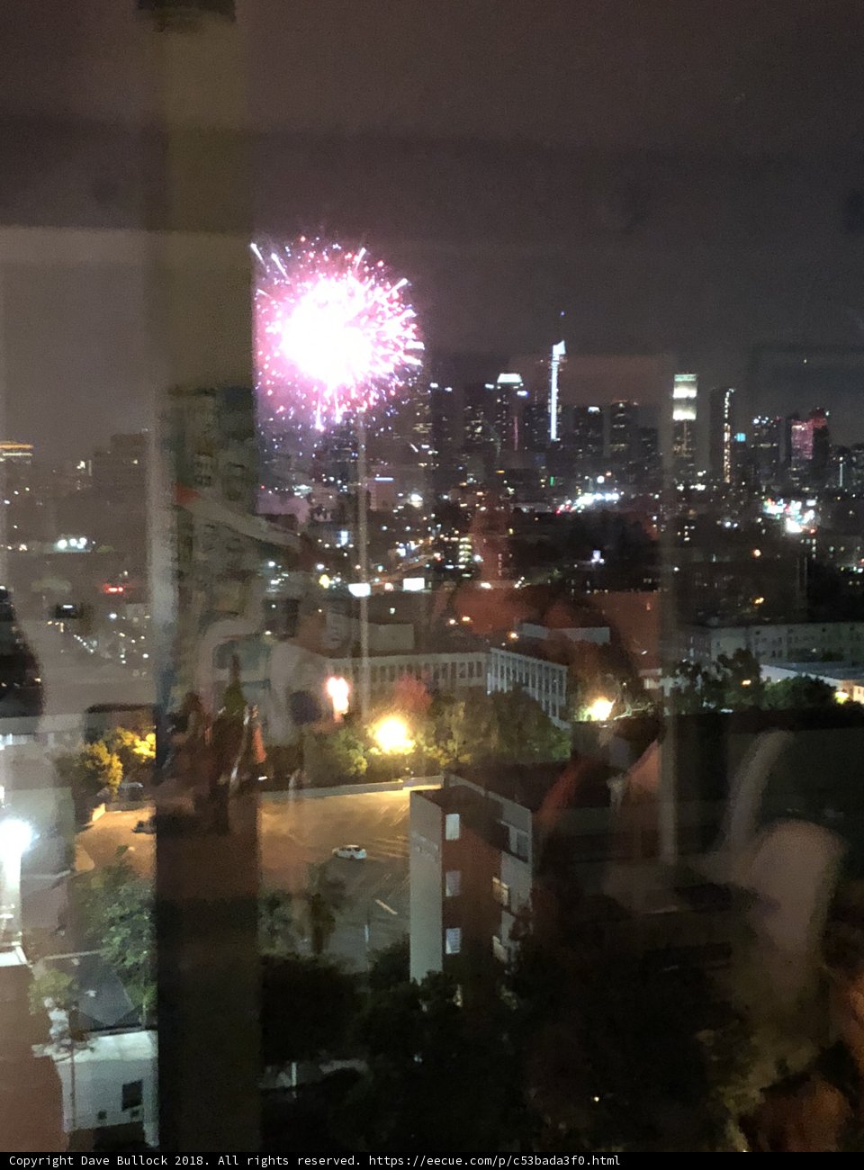 Fireworks Illuminate Metropolis Skyline