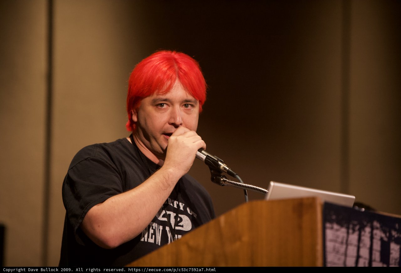 Red-Haired Speaker at Defcon 17