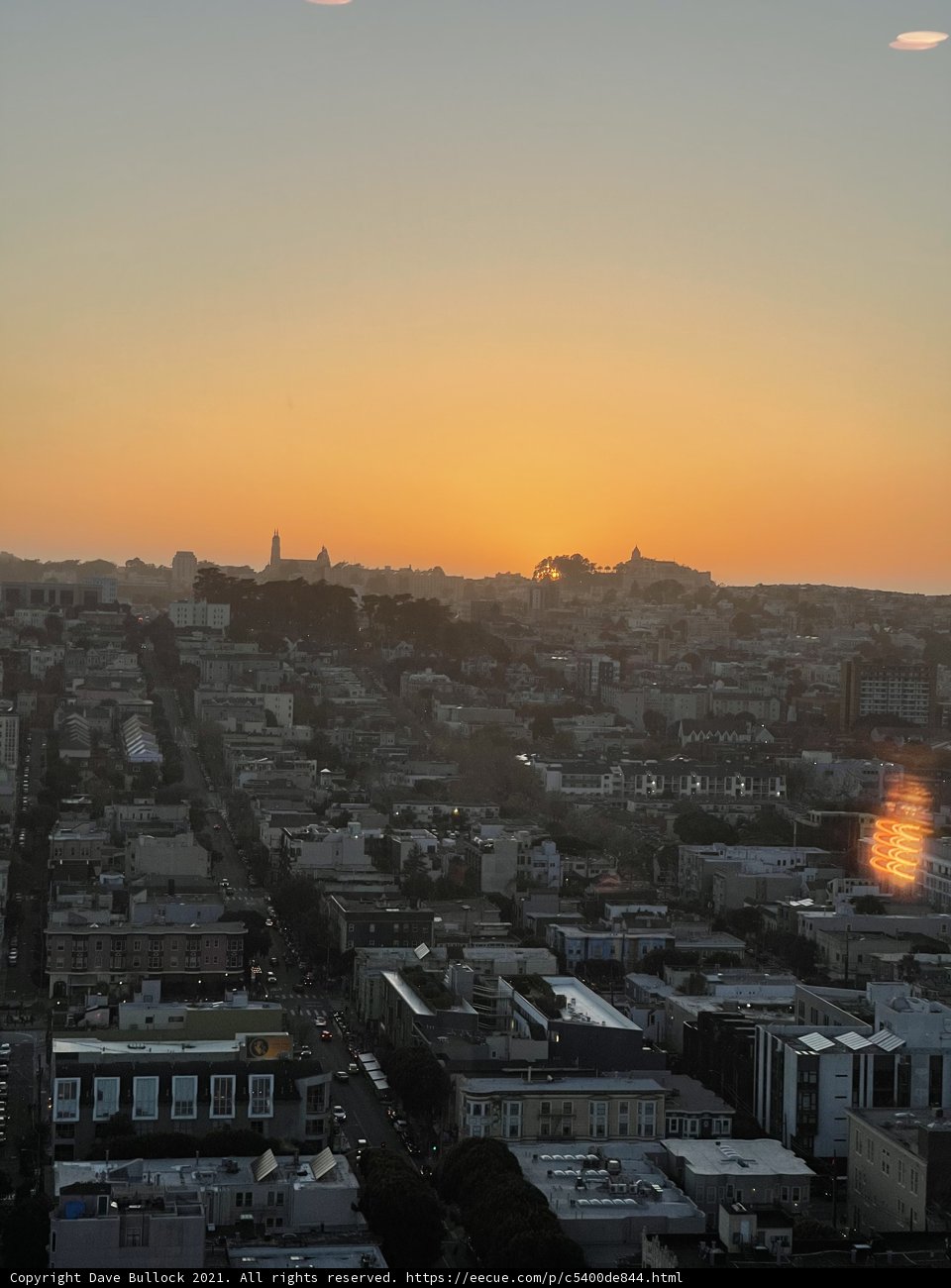 San Francisco Skyline at Sunset