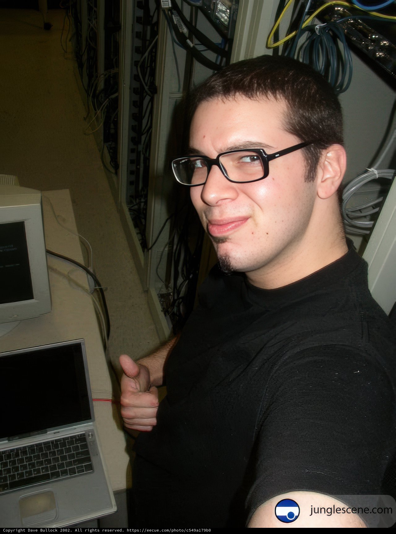 Dave B working on new server installation