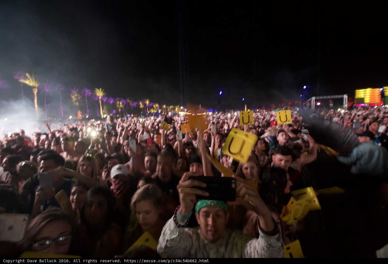 Coachella 2016 Concert Crowd