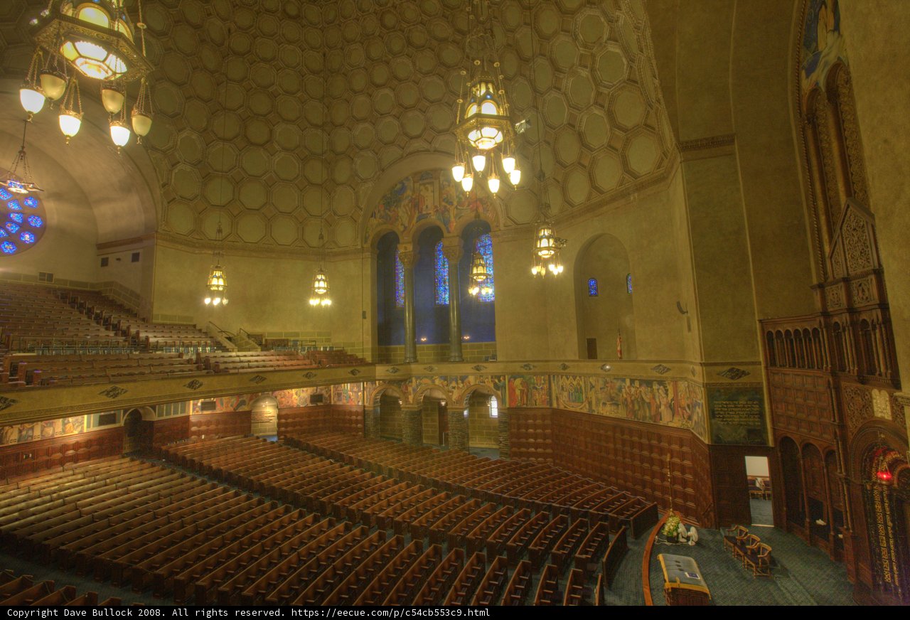 Majestic Auditorium with Opulent Chandelier