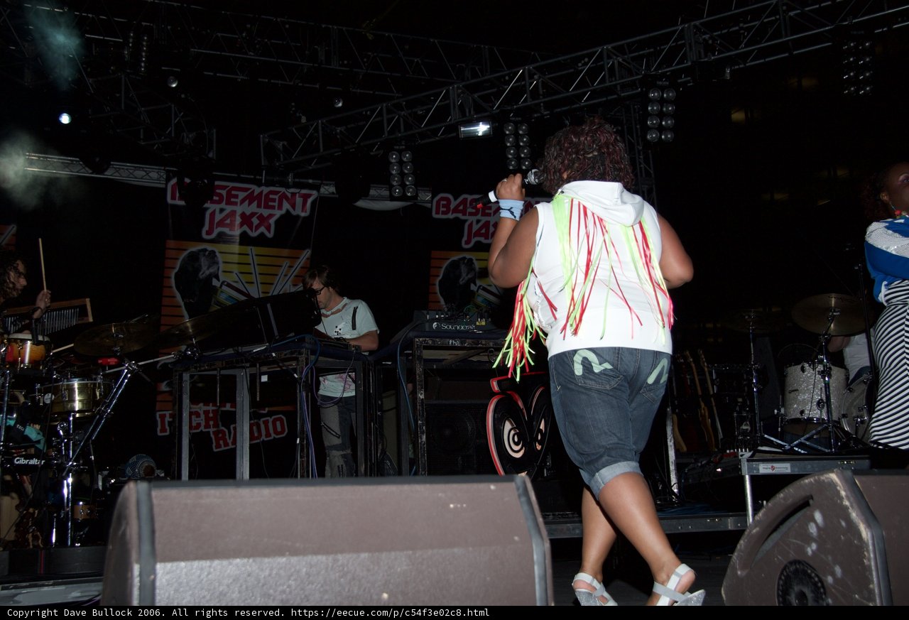 Woman on Stage Belted Out Tunes to Enthralled Crowd