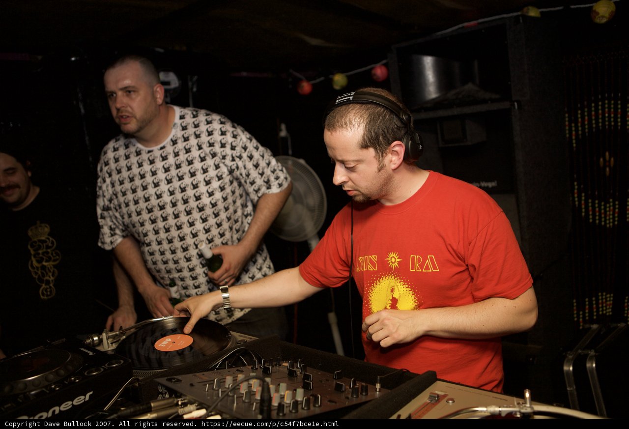 Red-Shirted Deejay Duo