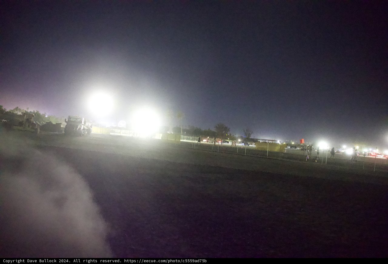 Nighttime Drama at Coachella 2024