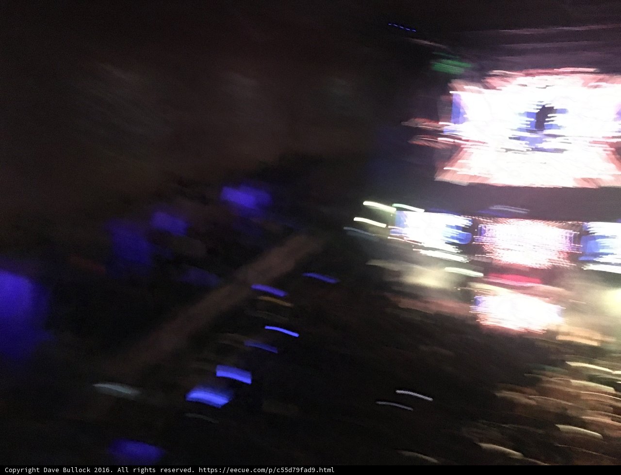 Blurred Night Life in the City
