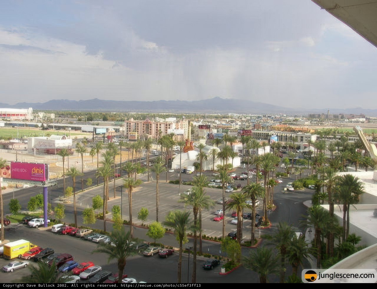 Aerial View of Las Vegas Urban Neighborhood