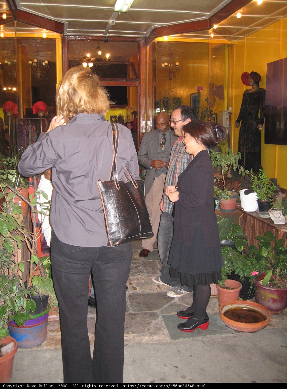 Group of People Outside Store