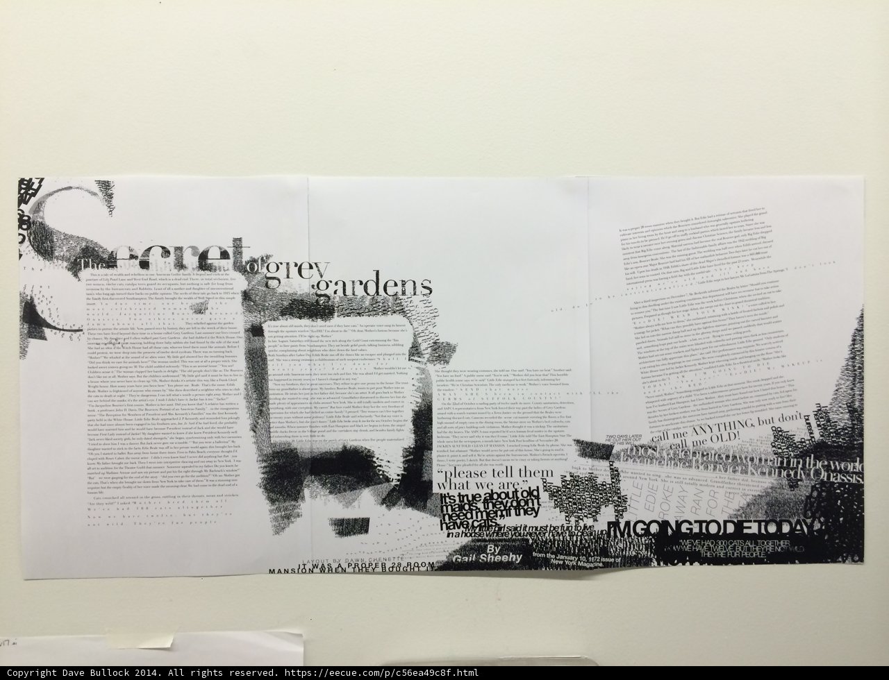 Bold Advertisement Poster at ArtCenter