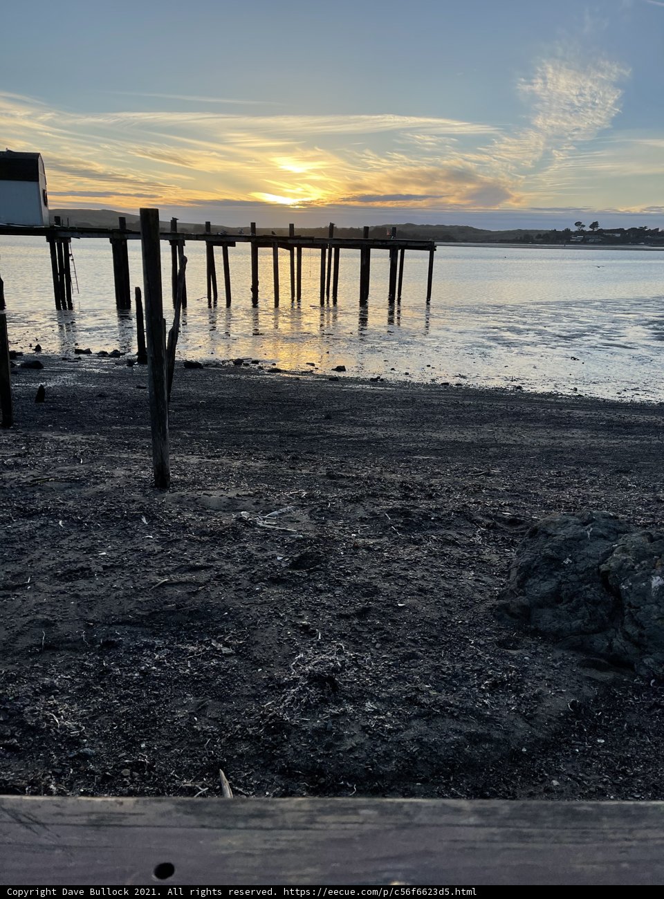 Tranquil Sunset at the Pier