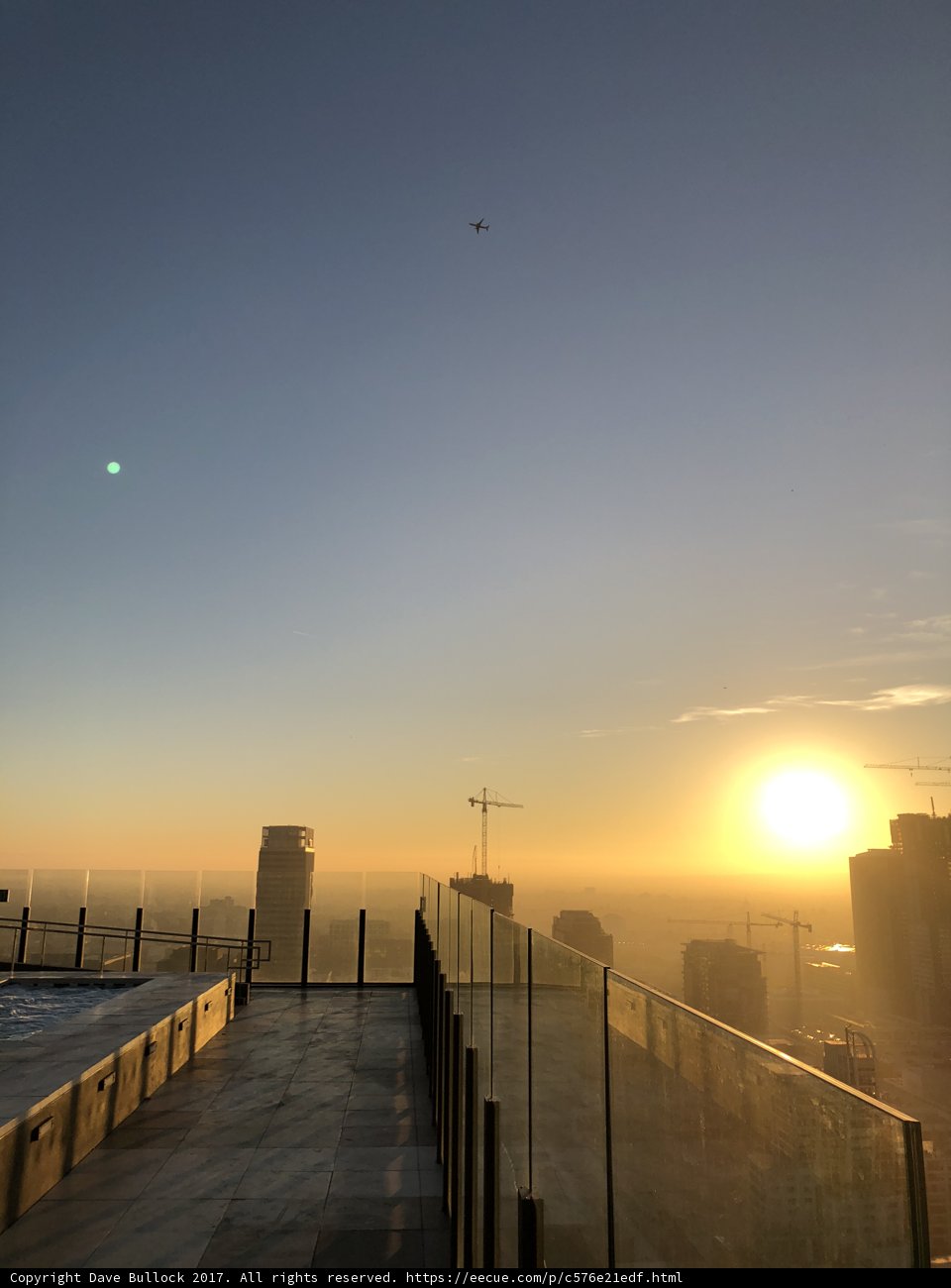 City Skyline at Sunset