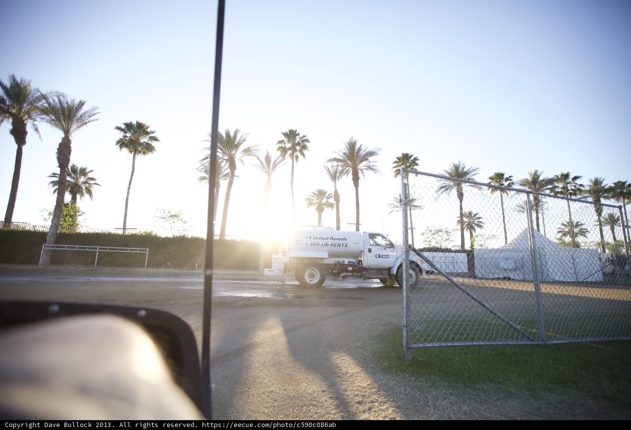 Parked Pickup Truck at Coachella