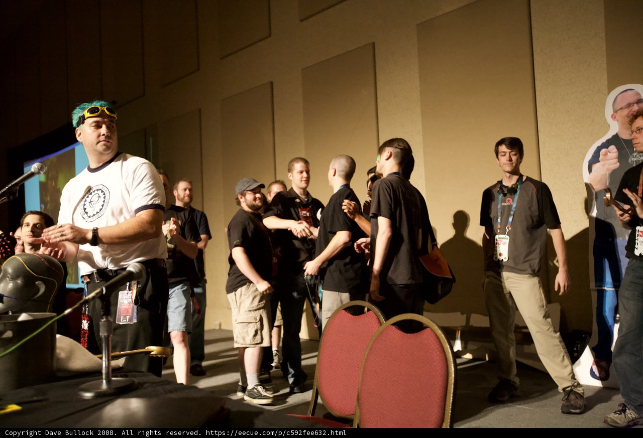 Man Leading the Crowd
