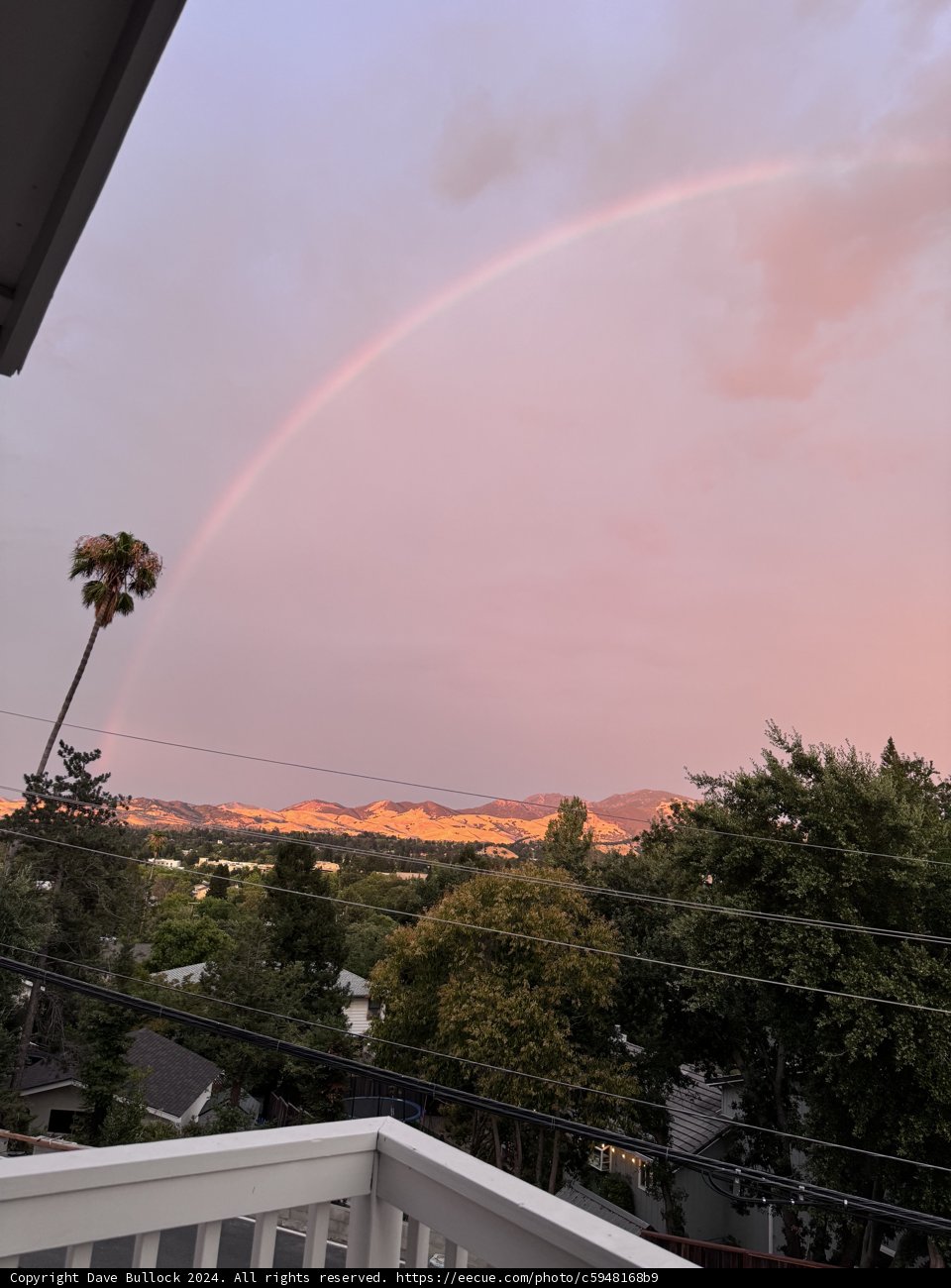 A Rainbow over the Cityscape