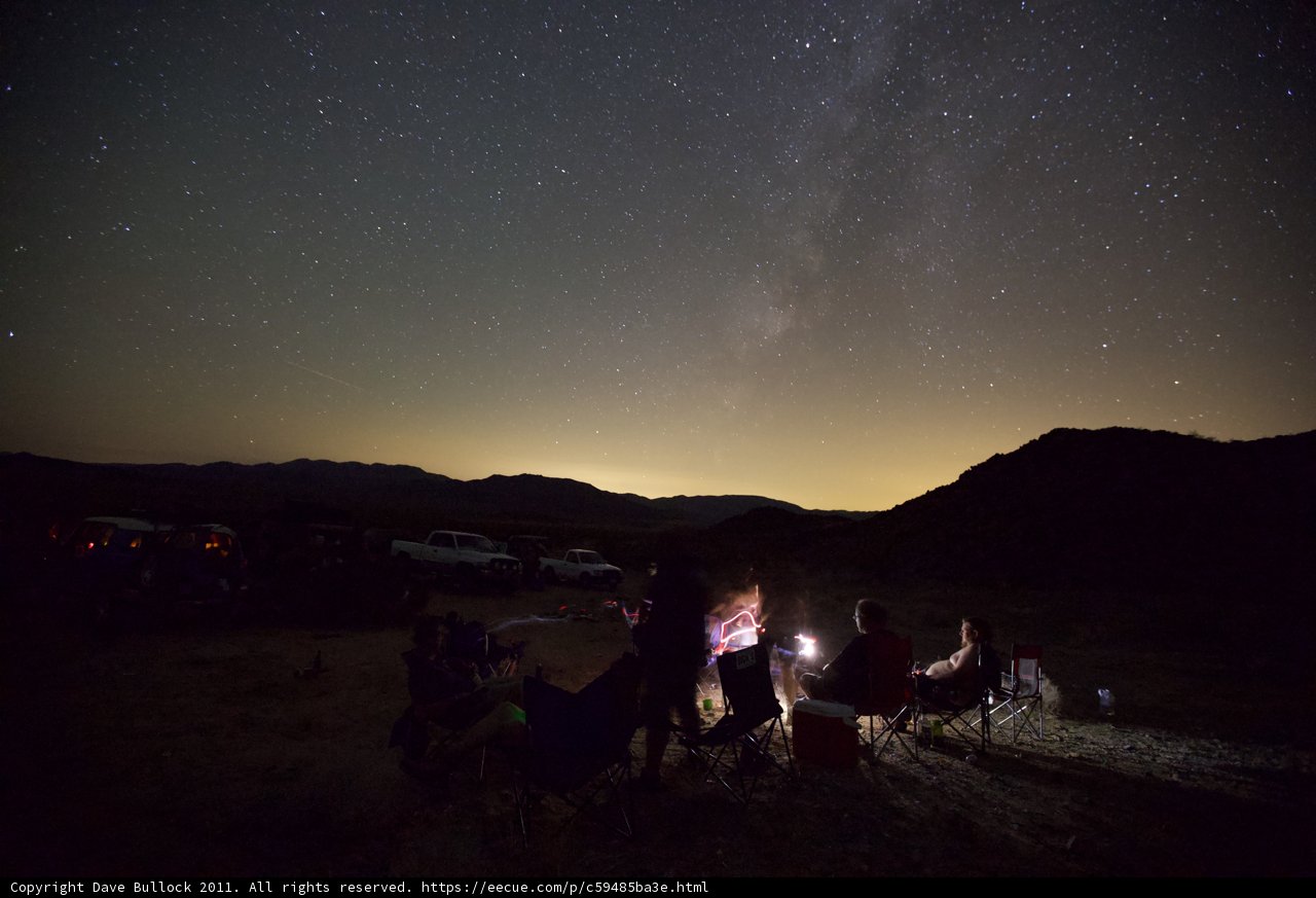 Desert Night Camping