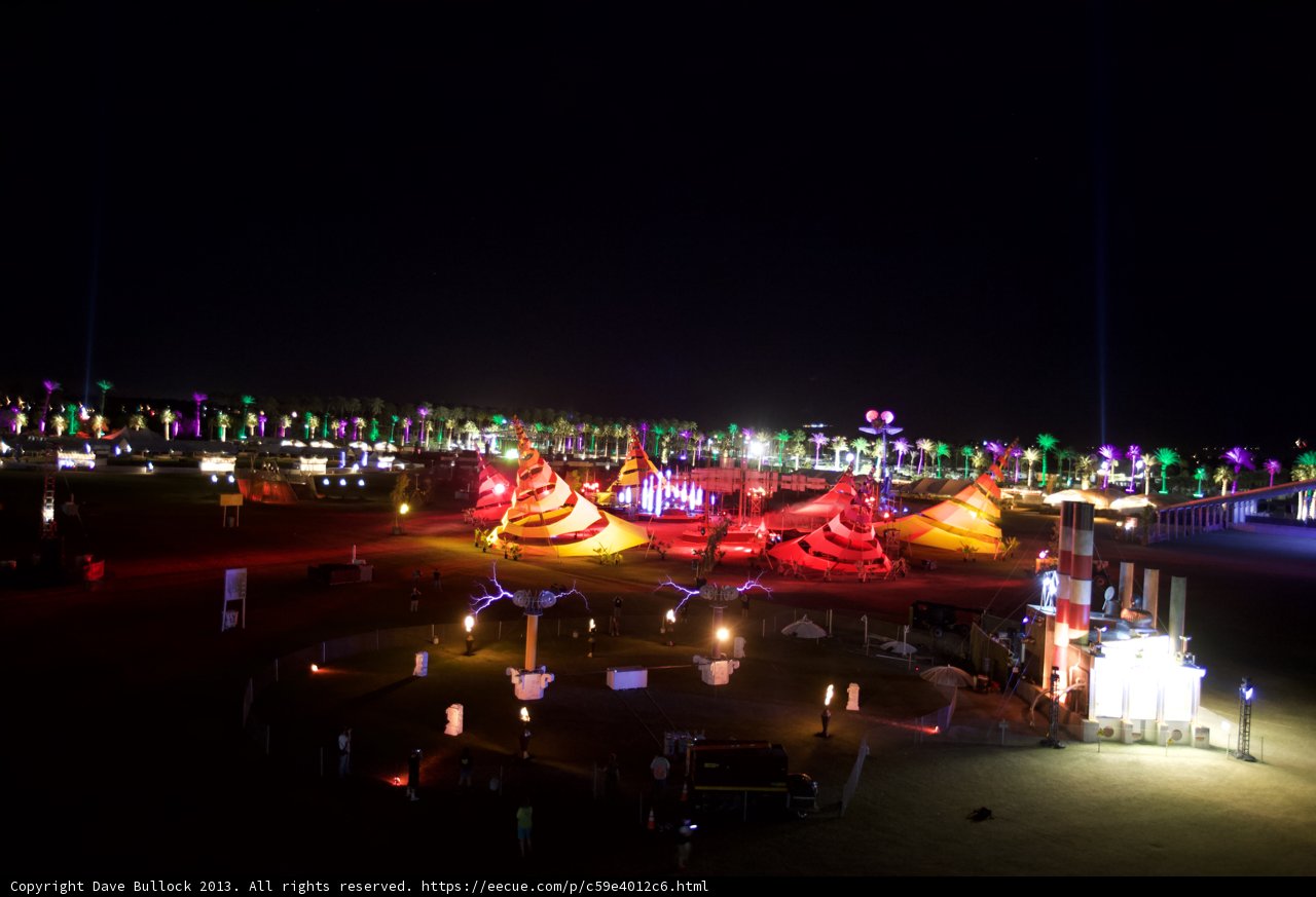 Vivid City Lights at Coachella