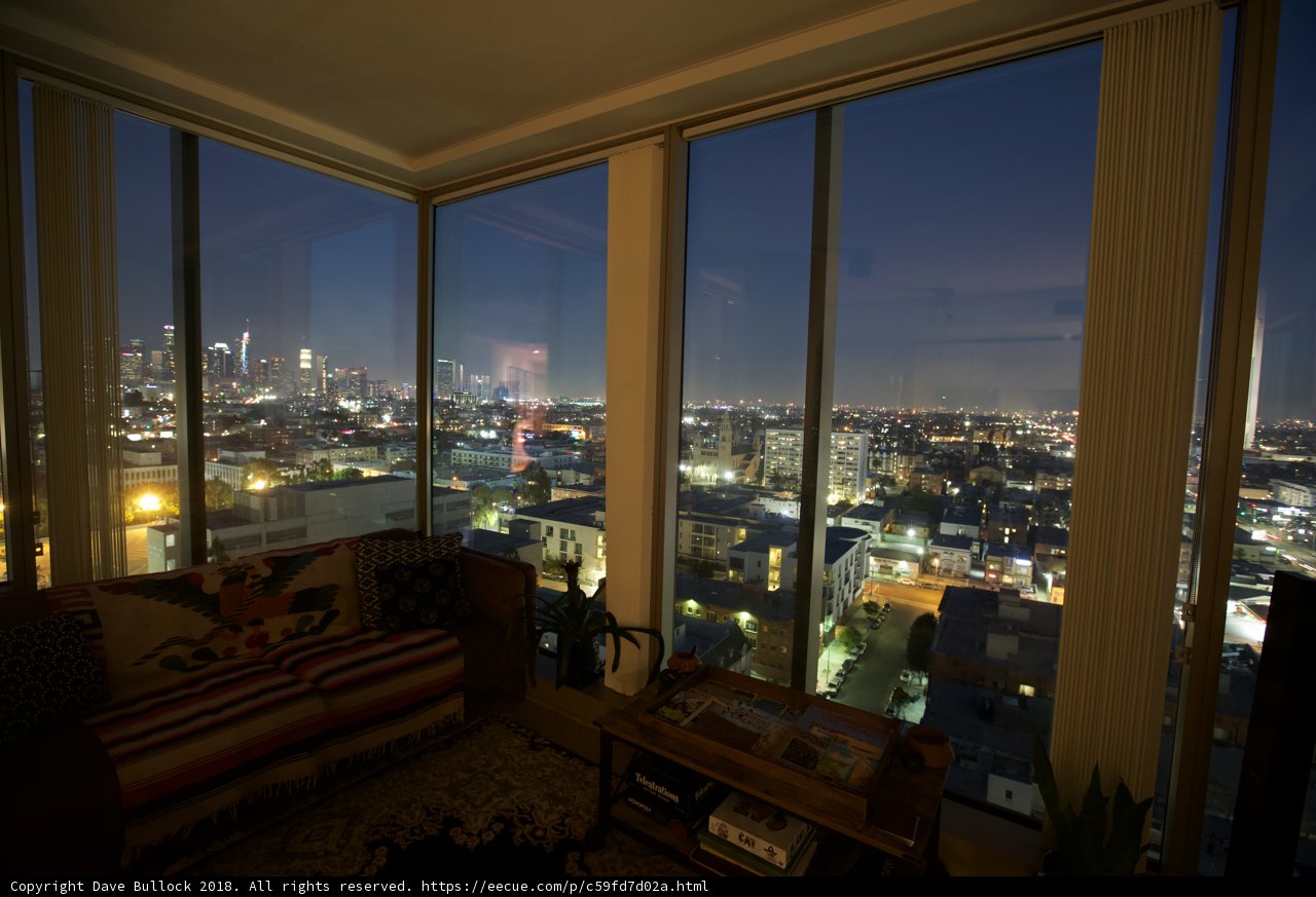 Cityscape View from a Luxurious Penthouse