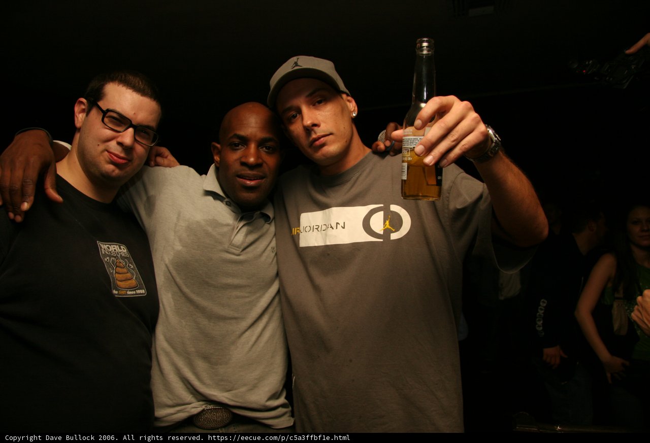 Three Men Toast to Good Times