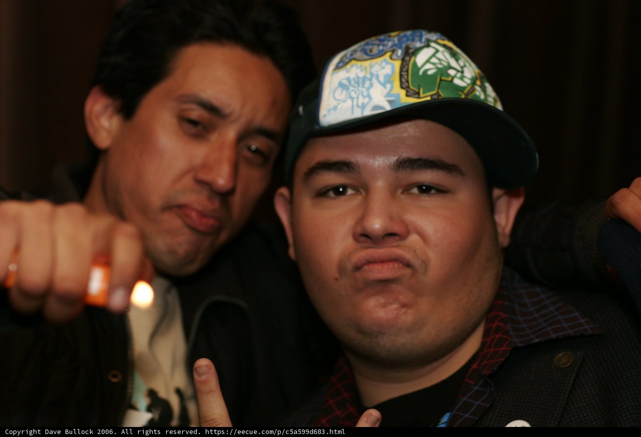 Raul R and Friends in Blue Jackets