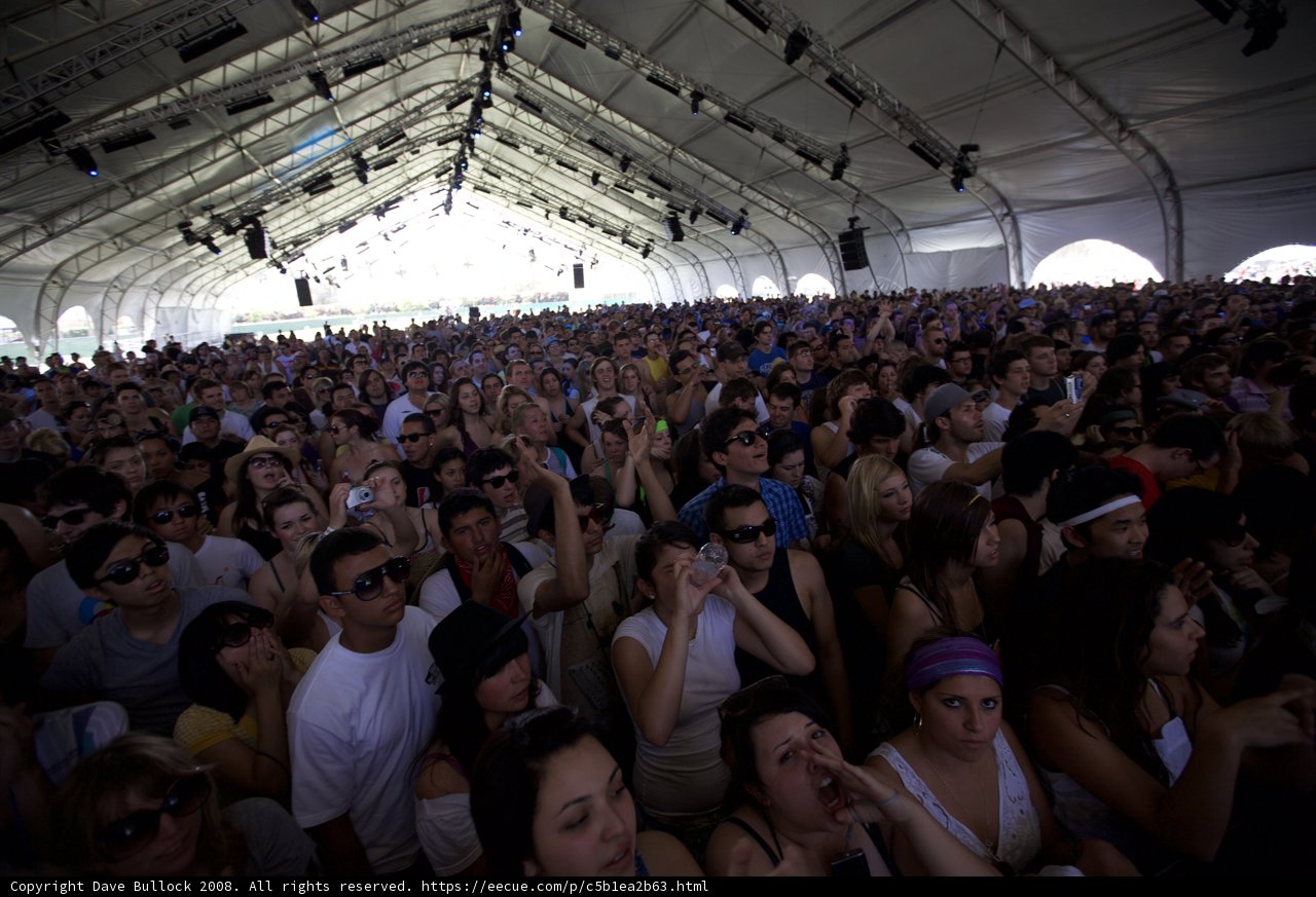Coachella 2008 crowd in full swing