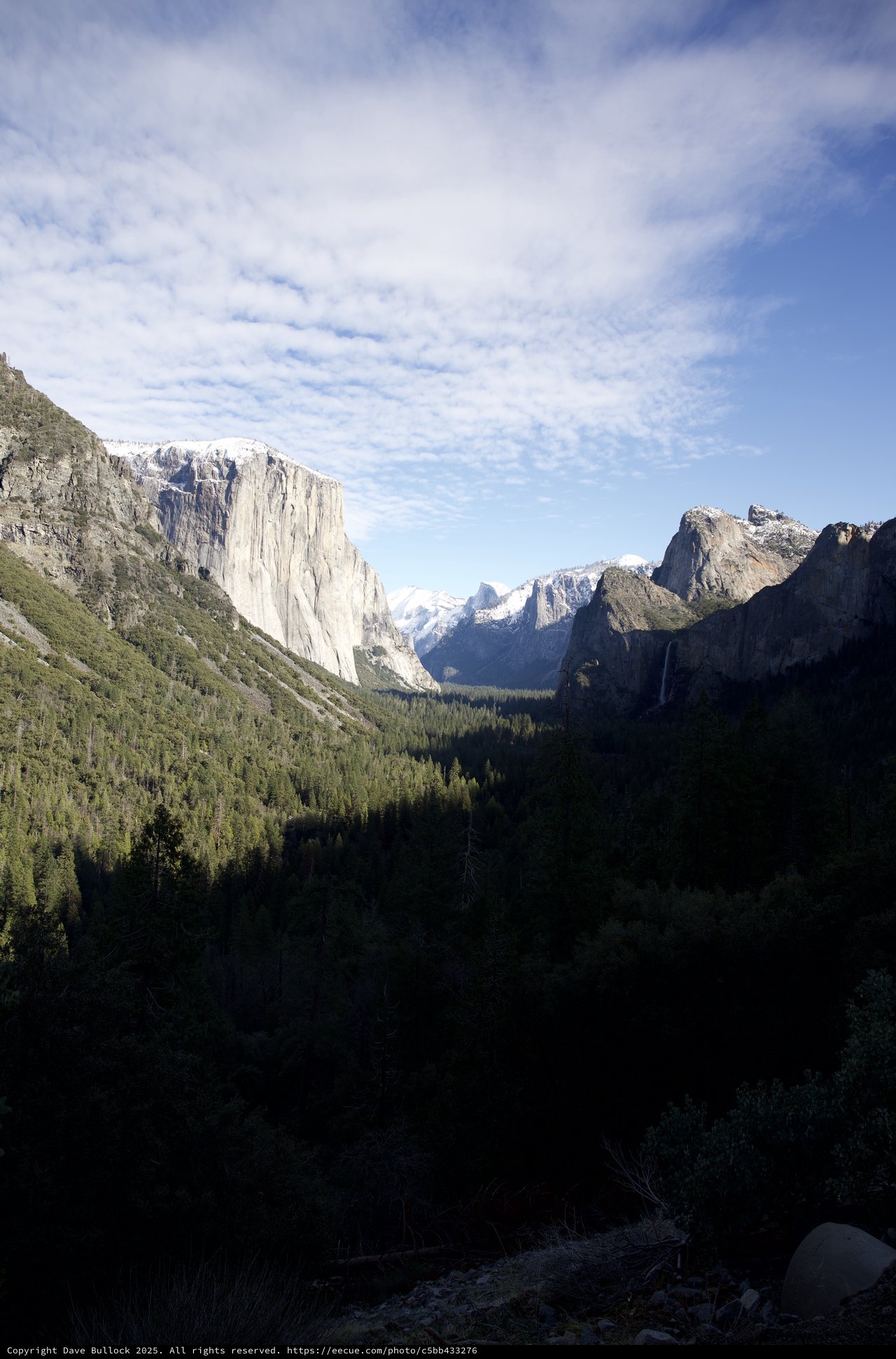 Yosemite Valley Bathed in Winter Light