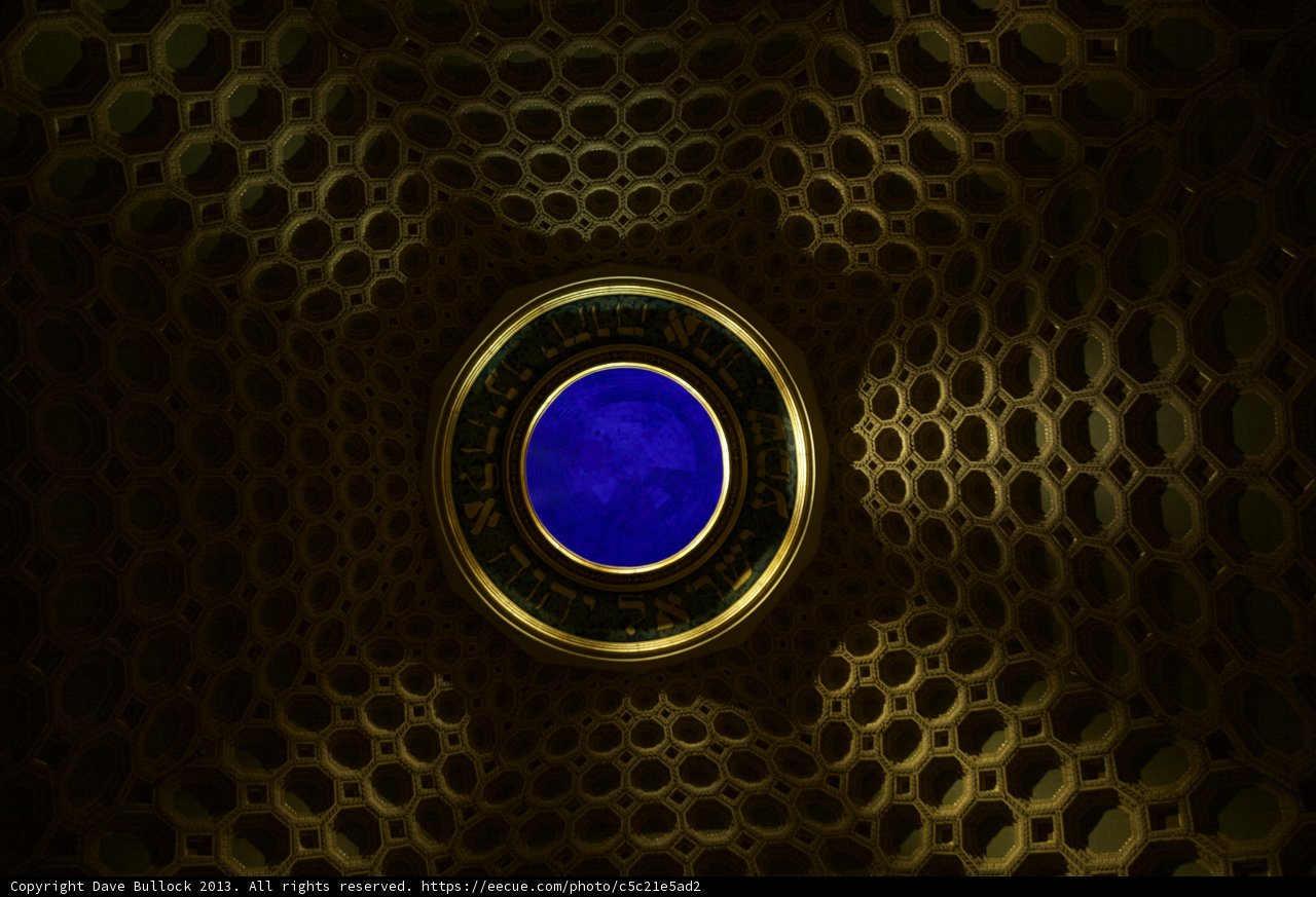 The Blue Gemstone Window