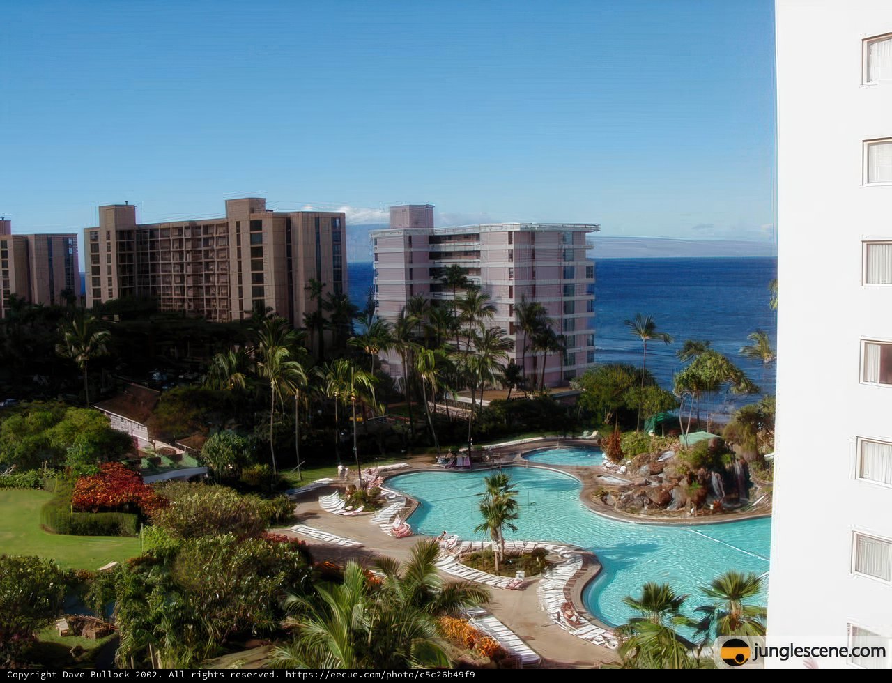 Serene Ocean View from a Condo Balcony