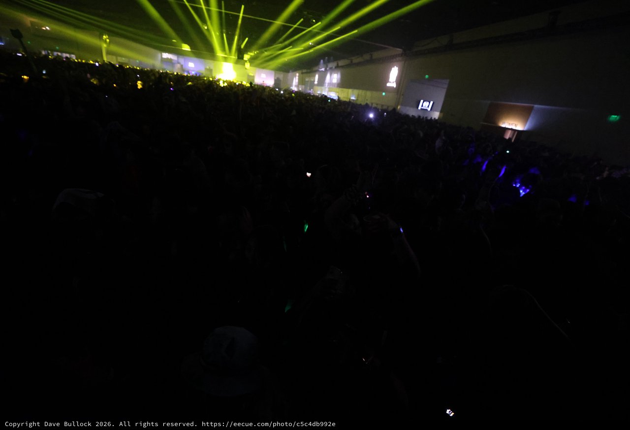 Laser Light Show Electrifies Wobbleland 2026 Crowd