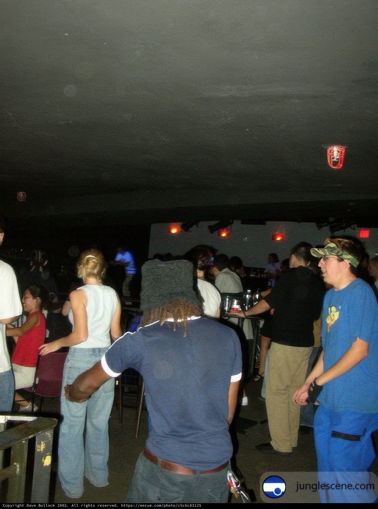Nightclub Crowd in Denim and Accessories
