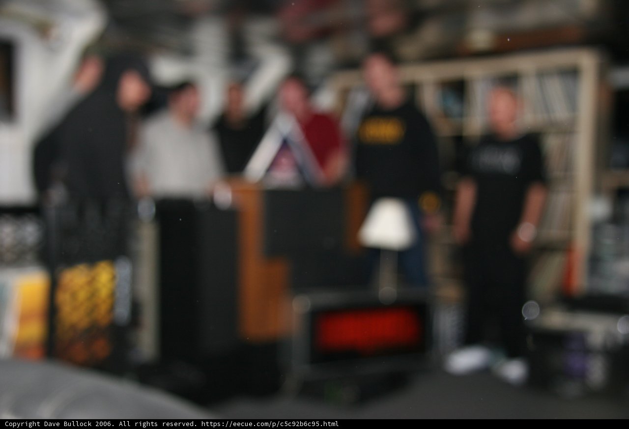 Blurry Gathering By the Speaker
