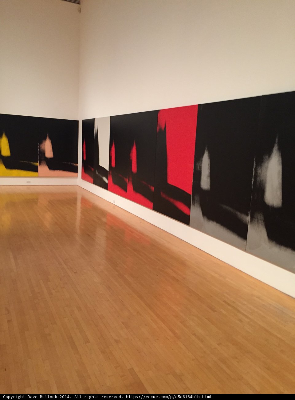 Modern Art Display in a Contemporary Gallery