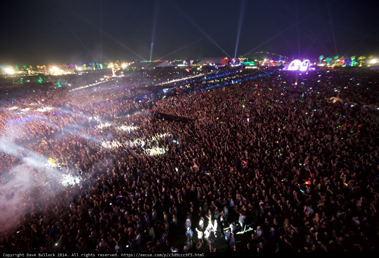 Rocking the Night Away at Coachella Music Festival