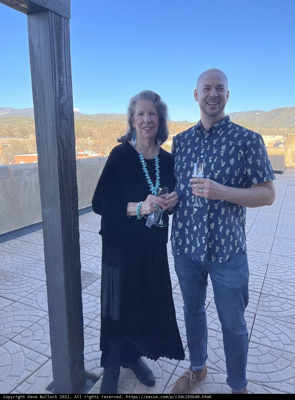 Toasting to a Beautiful Day in Santa Fe