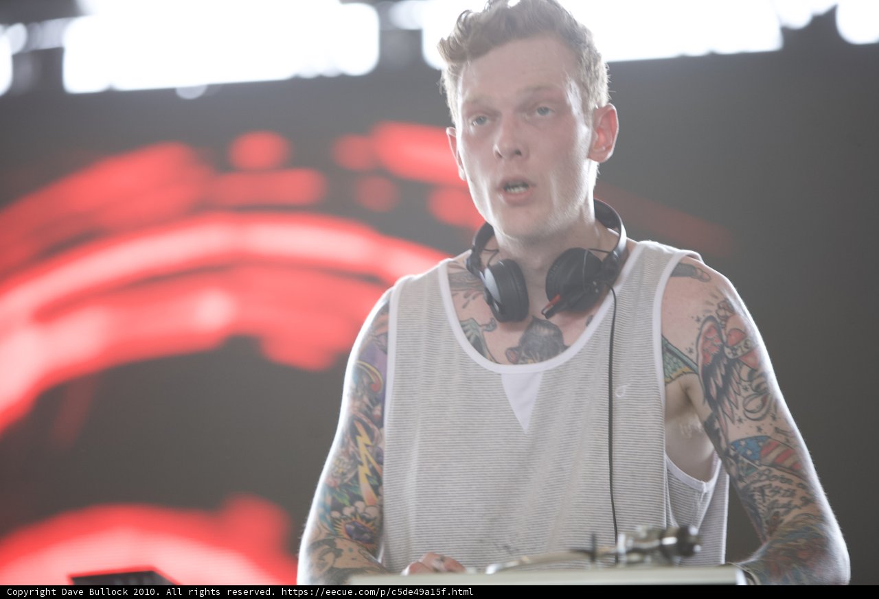 Tattooed DJ at Coachella
