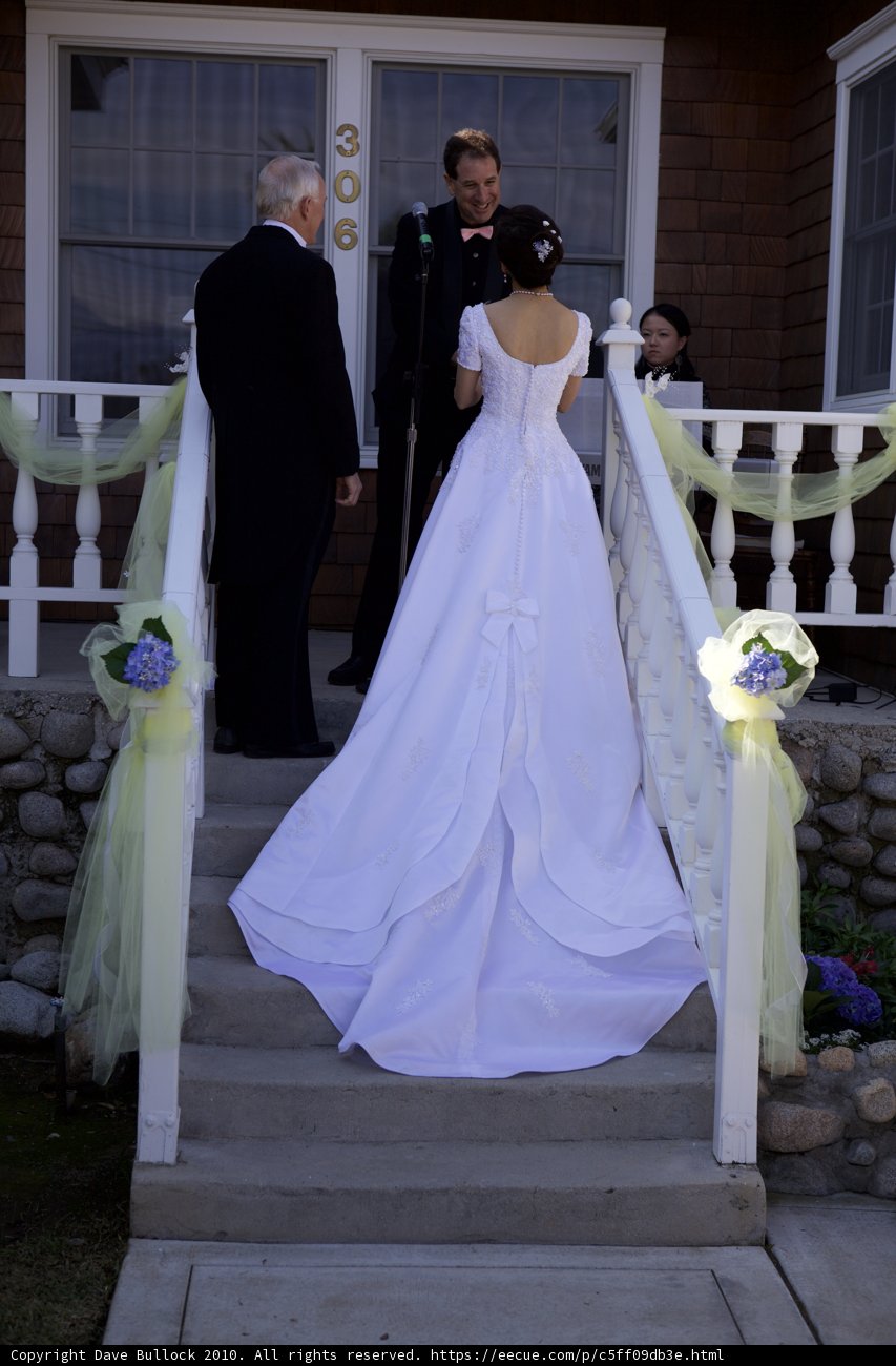 The Newlyweds' Grand Entrance