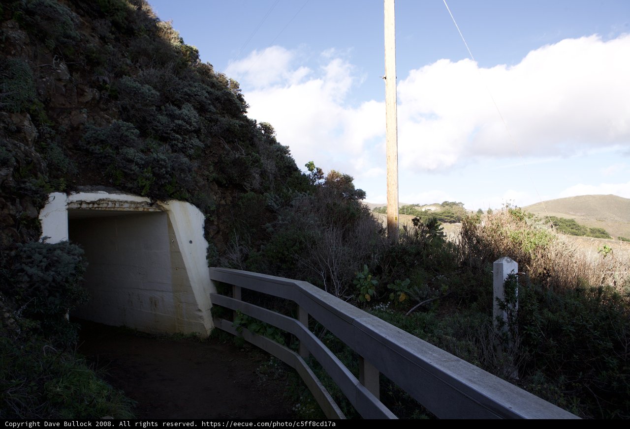 Tunnel to Bunker on Hillside
