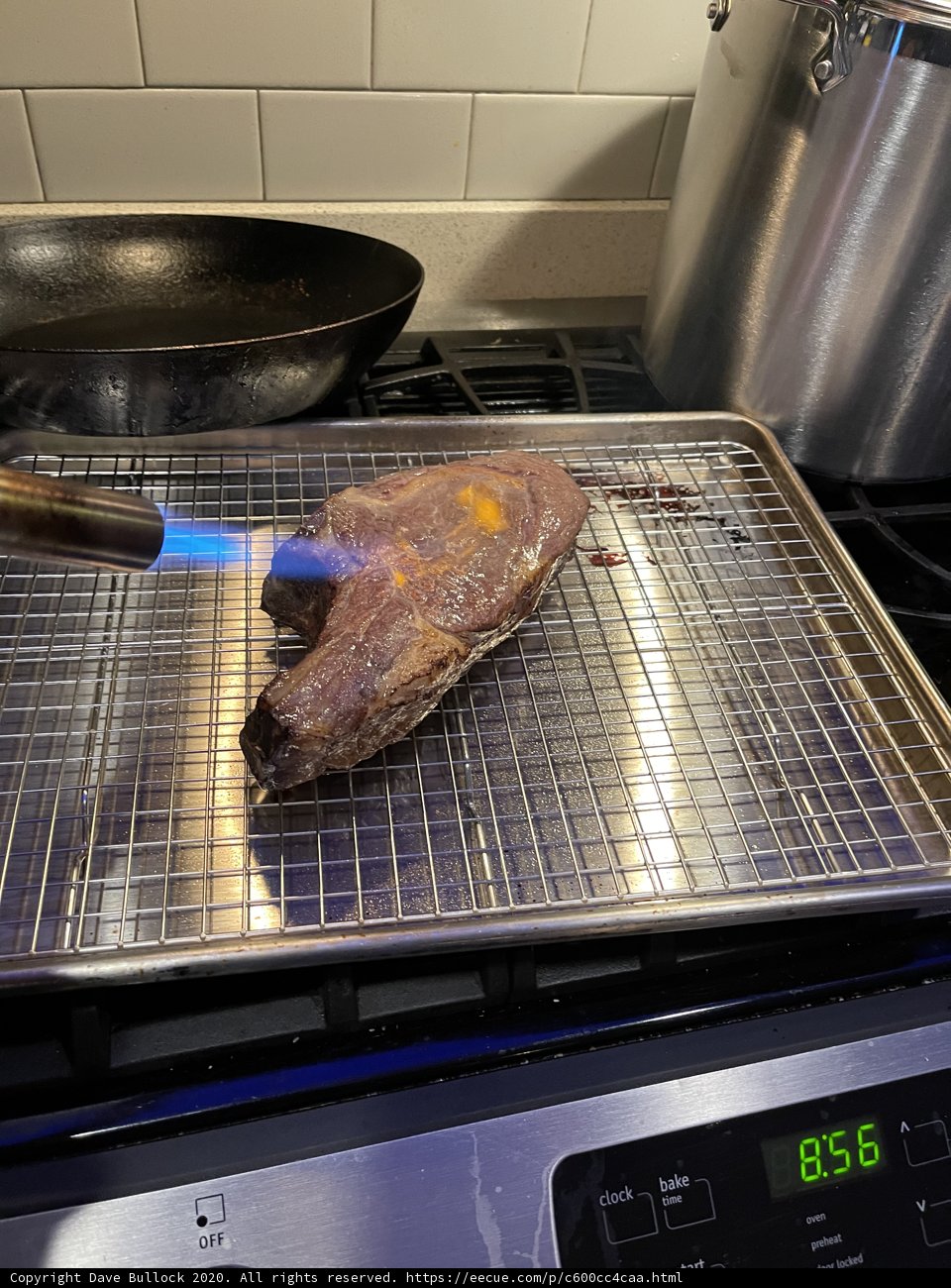 Sizzling Steak on the Grill
