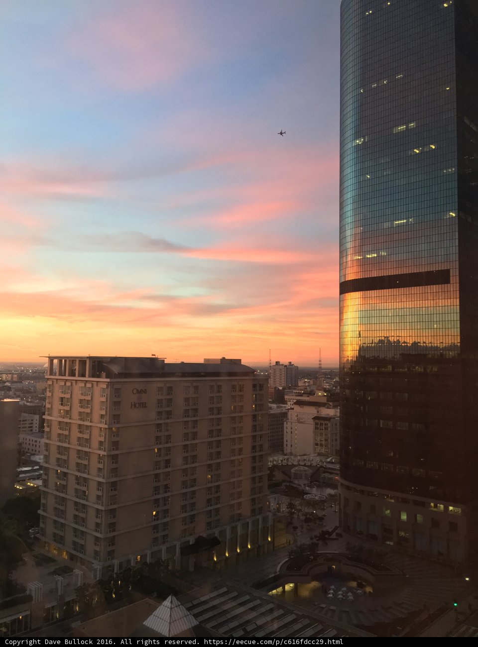 Cityscape Sunset from The Broad