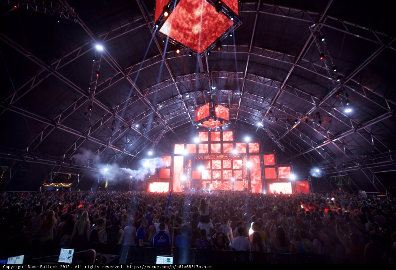 Coachella Concert Crowd